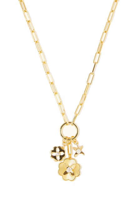 Heritage Bloom Charm Necklace